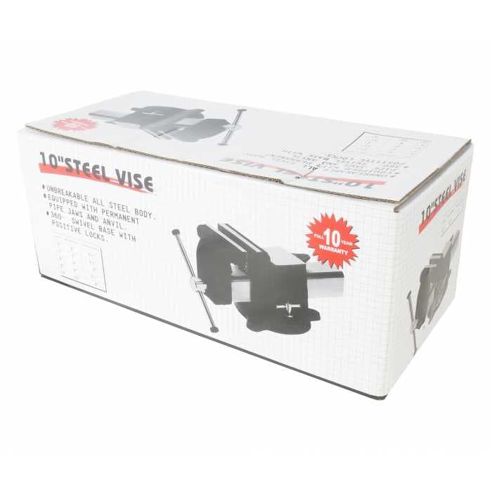 Тиски слесарные поворотные, захват 10" JTC /1 JTC-3125