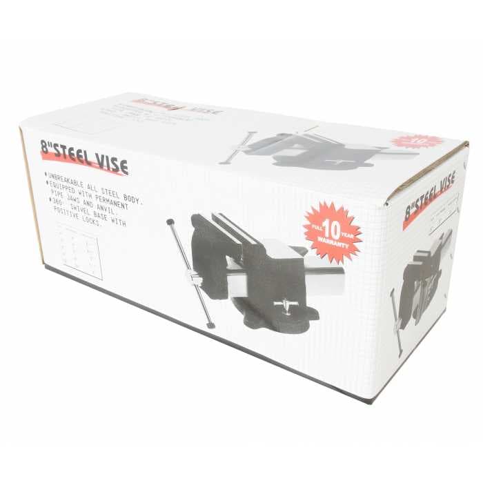 Тиски слесарные поворотные, захват 8" JTC /1 JTC-3124