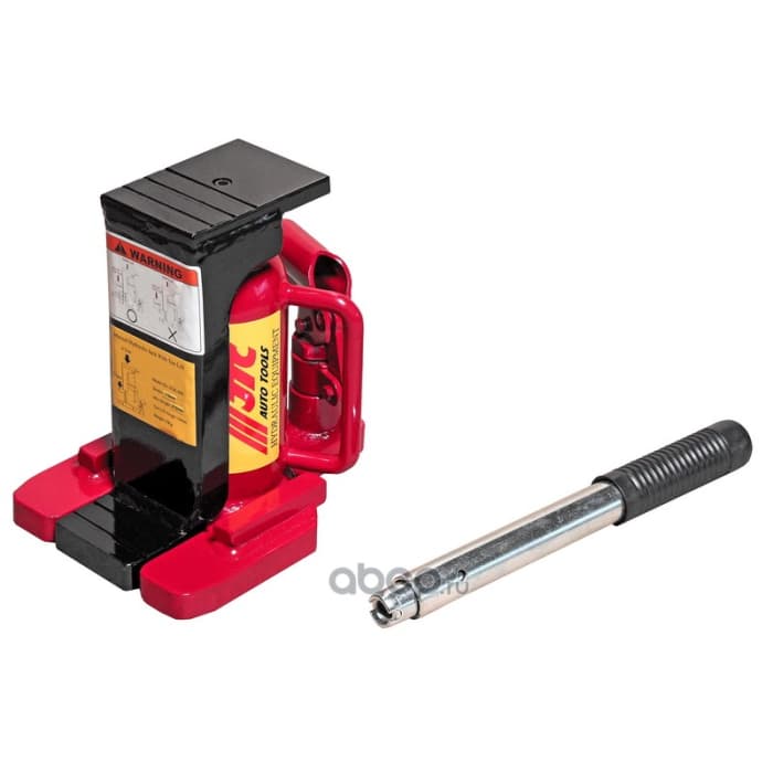 Домкрат гидравлический бутылочный двухуровневый 10т, высота подъема 258-388мм JTC /1 JTC-TOE100