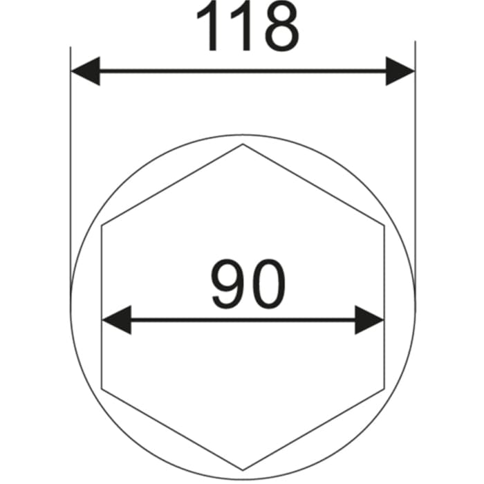 Головка ступичная Iveco (90 мм.) JTC /1 JTC-5470