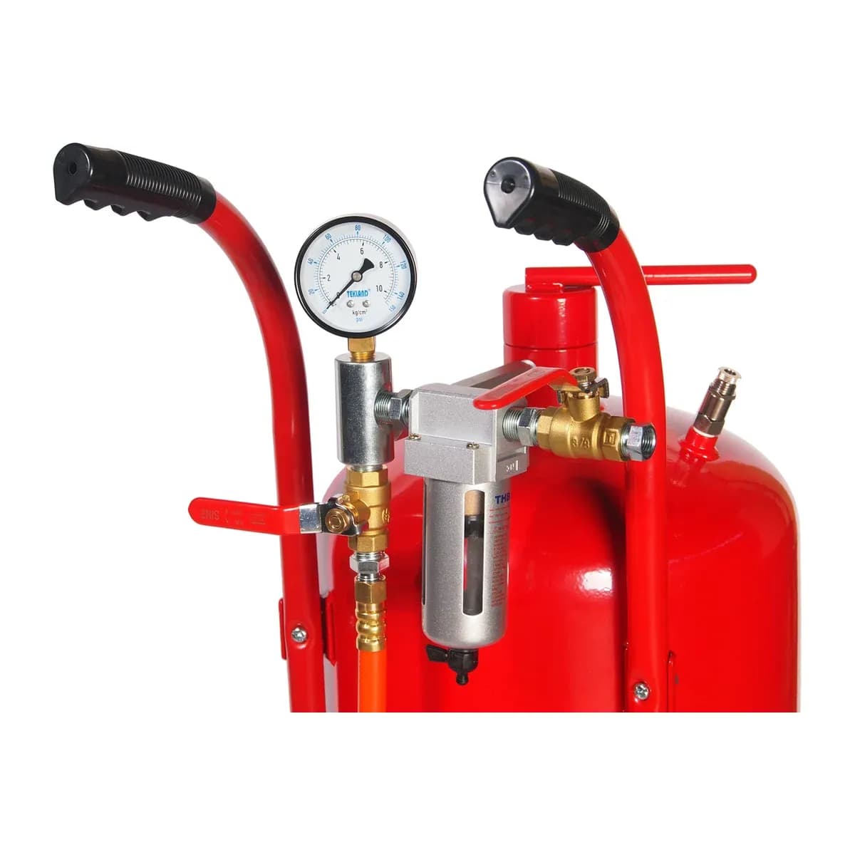 Пескоструйный аппарат, шланг 1/2",макс. давл. 250PSI, объем 38л. JTC /1 JTC-5324