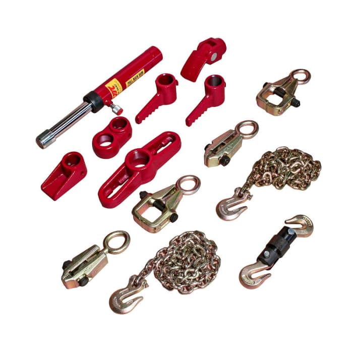 Набор для правки кузова, усилие 10т (38 предметов) JTC /1 JTC-HB610