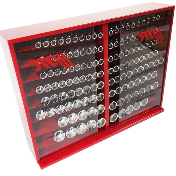 Набор головок торцевых 6-гранных 1/2" 10-32мм (в металлическом шкафу) 137 предметов JTC /1 JTC-H4137