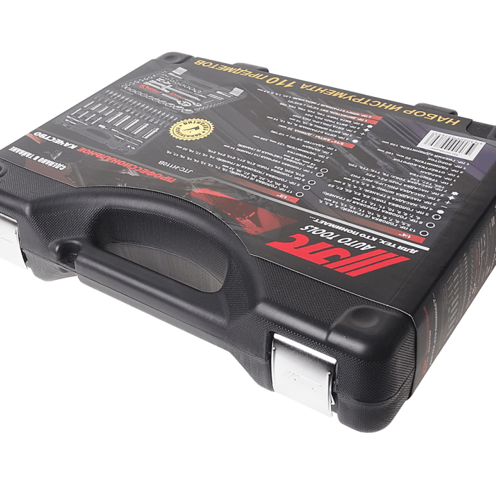 Набор головок торцевых и вставок 1/4" & 1/2" 6-гранных (в кейсе) 110 предметов JTC /1/3 JTC-H110B-B72