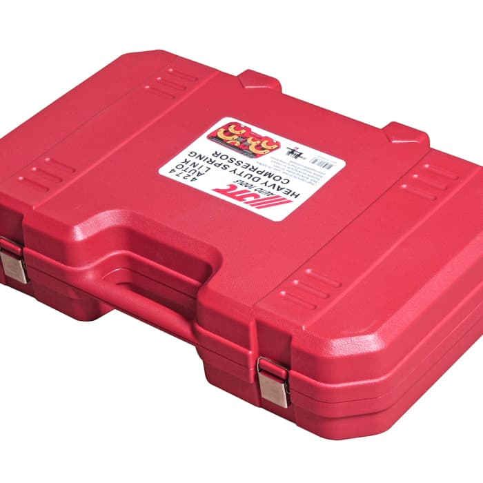 Набор для стяжки пружин усиленный, максимальный ход 317мм (3 пары захватов) в кейсе JTC /1 JTC-4274