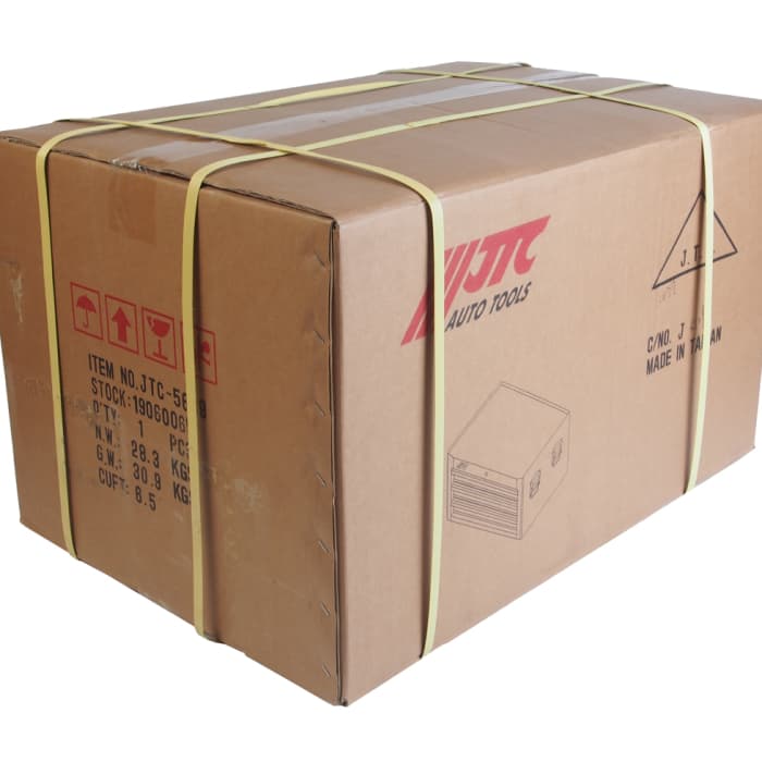 Ящик инструментальный 3 секции, средней глубины, красный JTC /1 JTC-5639