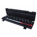 Ключ динамометрический 14х18 усилие затяжки 40-210Nm, с набором рожковых насадок 11 пр. (13-24мм) JTC JTC-6835K