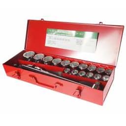 Набор головок торцевых 6-гранных 3/4" 19-50 мм (в кейсе) 21 предмет JTC /1 JTC-H621M