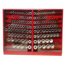 Набор головок торцевых глубоких 12-гранных 1/2" 10-32мм (в металлическом шкафу) 137 предметов JTC /1 JTC-T4137L