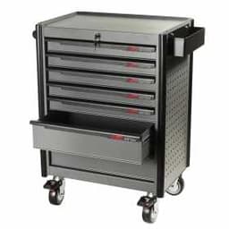 Тележка инструментальная 7 секций, в комплекте полка для тары JTC-5637 JTC /1 JTC-5021