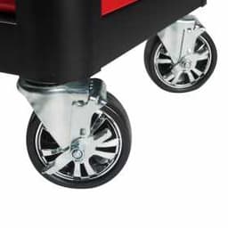 Тележка инструментальная 7 секций, красная на колесах JTC /1 JTC-S1068