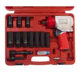 Набор шиномонтажника 15 предметов в кейсе, включает пневмогайковёрт JTC-5812 - 1/2" 1085 Nm JTC /1 JTC-7663K2