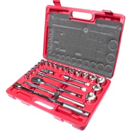 Набор головок торцевых 6-гранных 1/2" 10-32мм (в кейсе) 24 предмета JTC /1 JTC-H424B
