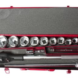Набор головок торцевых 6-гранных 3/4" 22-50мм (в металлическом кейсе) 15 предметов JTC /1 JTC-H615M