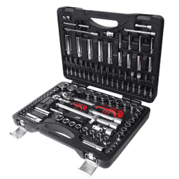 Набор головок торцевых и вставок 1/4" & 1/2" 6-гранных (в кейсе) 110 предметов JTC /1/3 JTC-H110B-B72