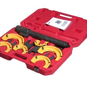 Набор для стяжки пружин усиленный, максимальный ход 317мм (3 пары захватов) в кейсе JTC /1 JTC-4274