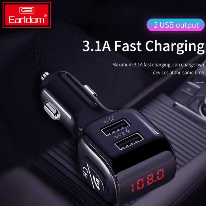 Модулятор FM Earldom A2DP ET-M35 + зарядное устройство