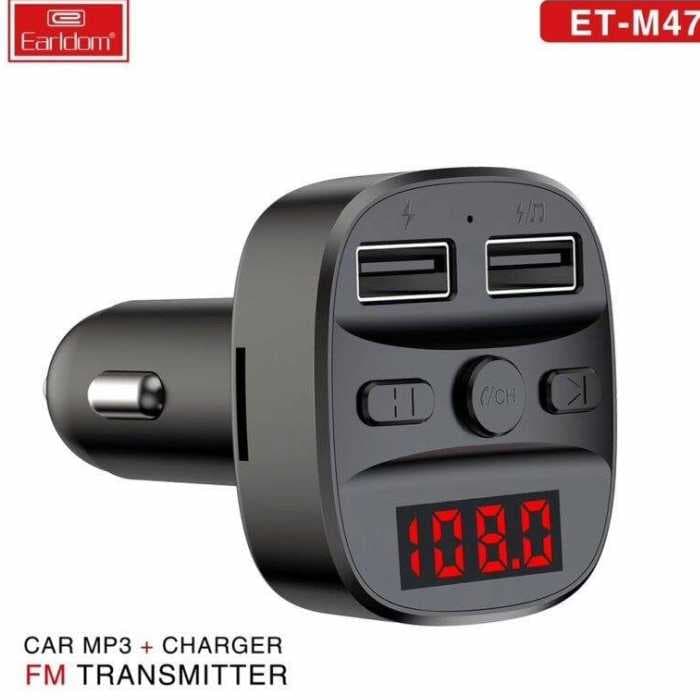 Модулятор FM Earldom A2DP ET-M47 + зарядное устройство