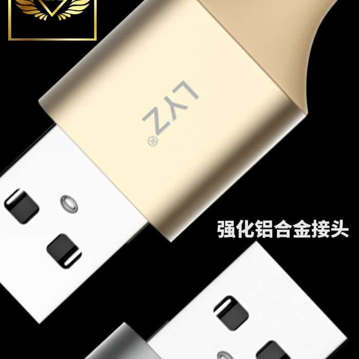 Кабель USB Type-C LYZ LS-09, 1.2 m, 5A, быстрая зарядка