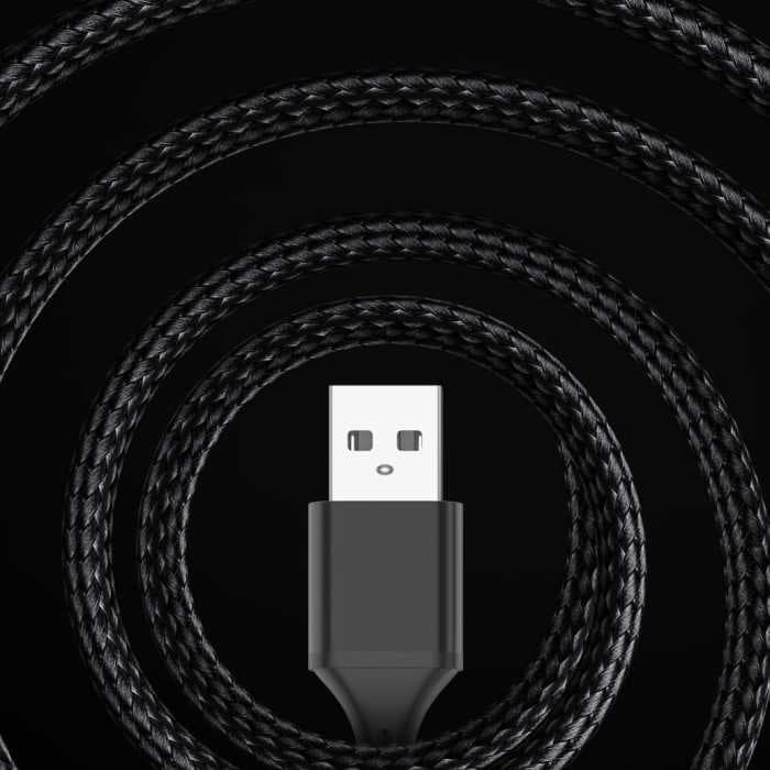 Кабель USB Type-C LYZ LS-09, 1.2 m, 5A, быстрая зарядка