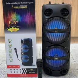 Портативная колонка музыкальный центр RX-6208 + микрофон