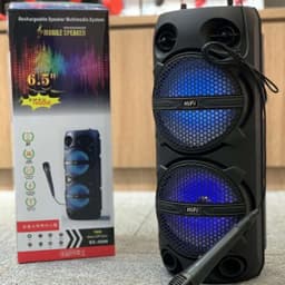 Портативная колонка музыкальный центр RX-6208 + микрофон