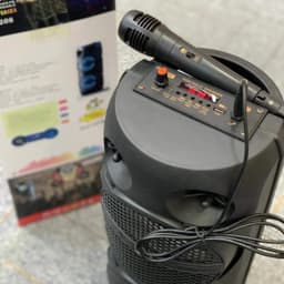 Портативная колонка музыкальный центр RX-6208 + микрофон