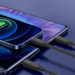 Кабель USB Type-C LYZ LS-09, 1.2 m, 5A, быстрая зарядка