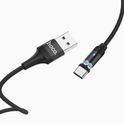 Магнитный Кабель Type-C Hoco U76 Fresh 1.2м (3A) Black