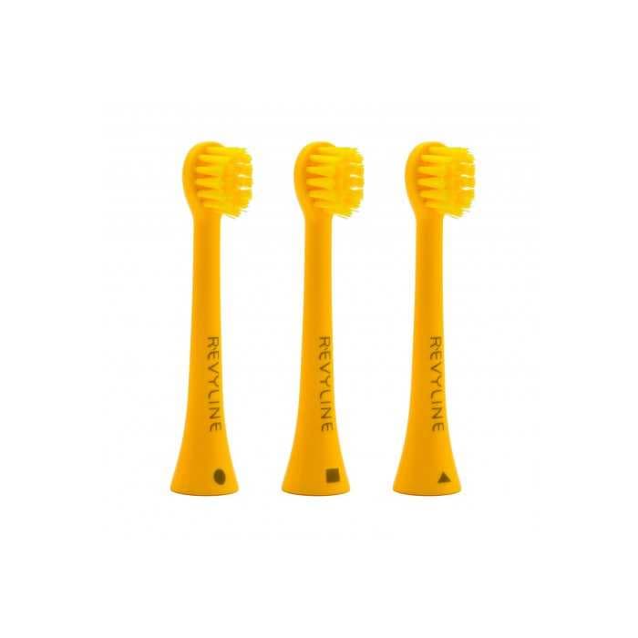 Детская электрическая звуковая зубная щетка Revyline RL 020 (желтая)
