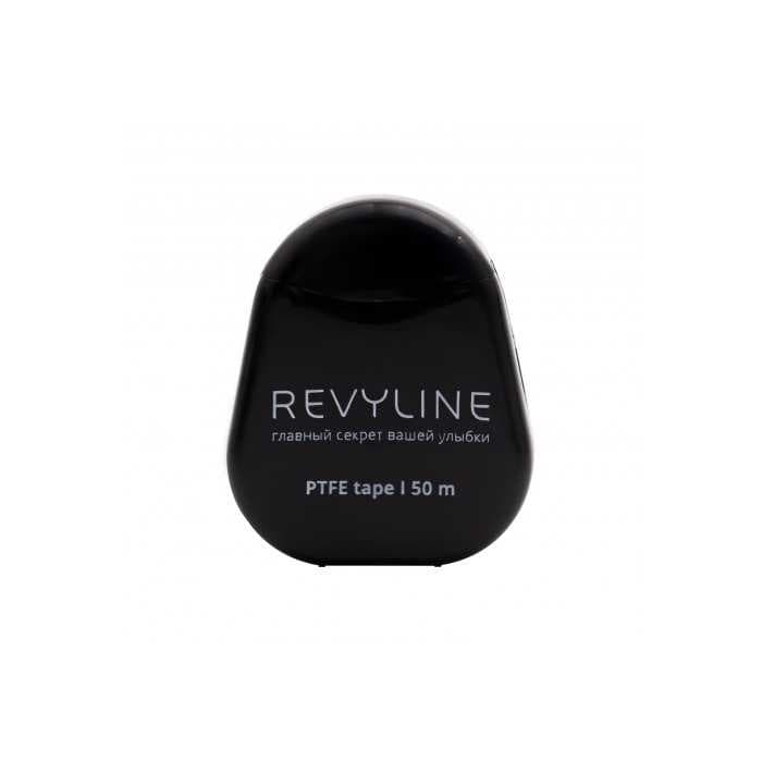 Зубная нить Revyline PTFE Black Edition, мятная вощеная, 50 м