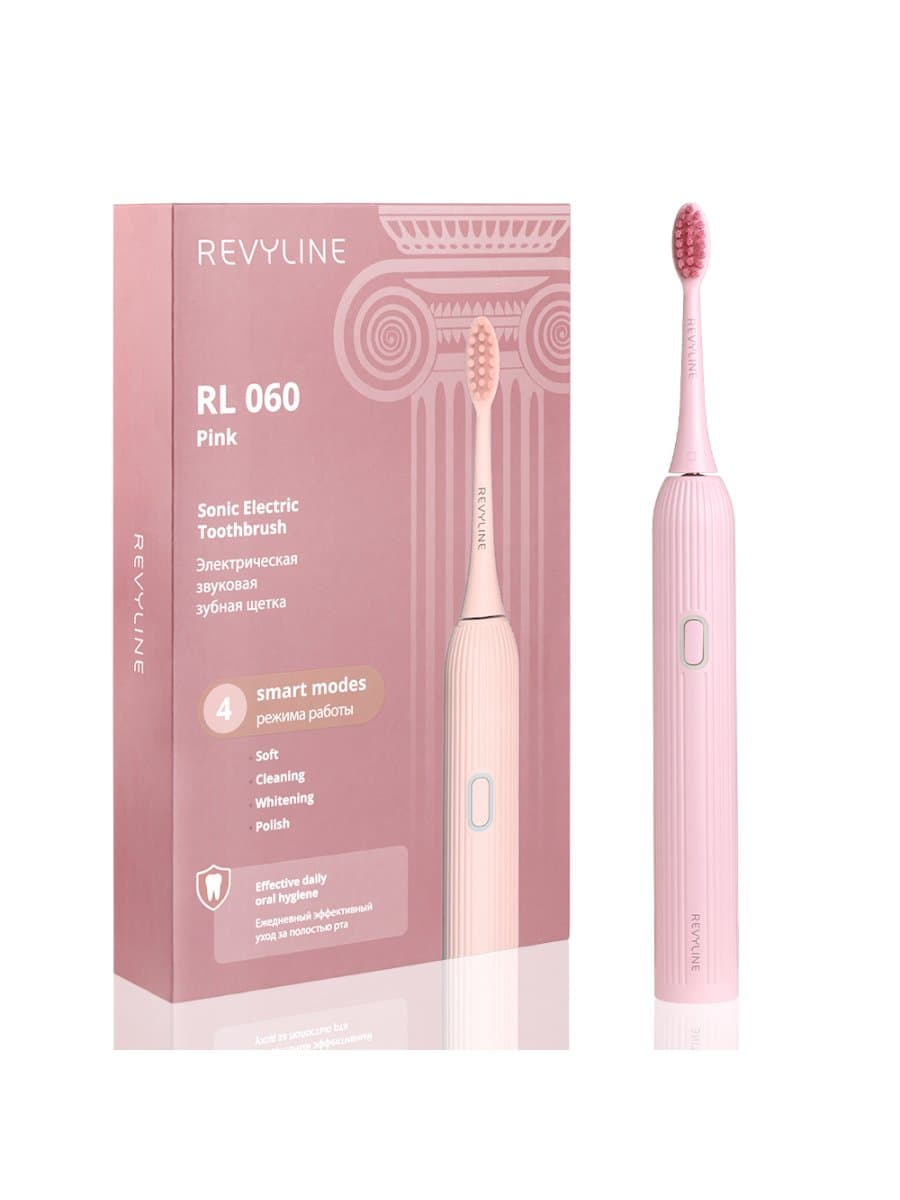 Электрическая зубная щётка Revyline RL 060, розовая