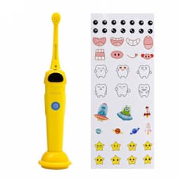 Детская электрическая звуковая зубная щетка Revyline RL 020 (желтая)