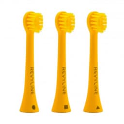 Детская электрическая звуковая зубная щетка Revyline RL 020 (желтая)