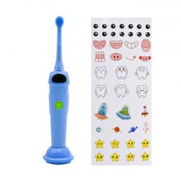 Детская электрическая звуковая зубная щетка Revyline RL 020 (синяя)