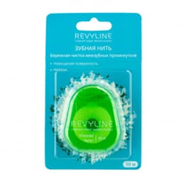 Зубная нить Revyline невощеная, нейлон, 50м