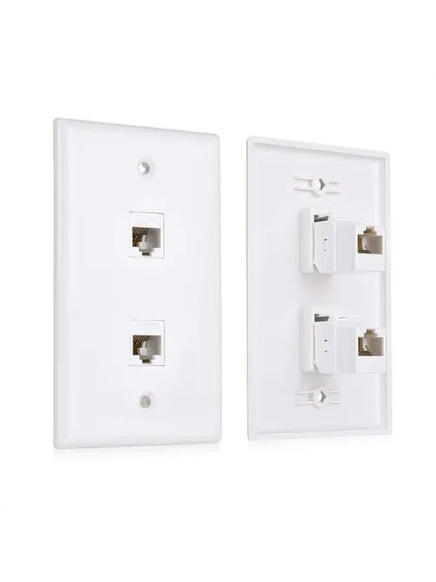 Сетевая розетка RJ-45 2-port AMP