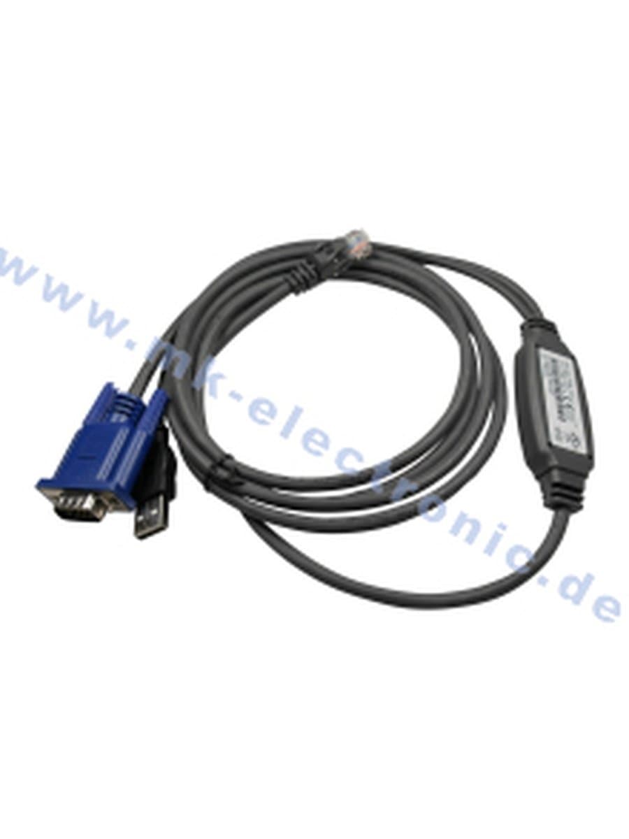 Консольный переключатель с адаптером USB-VGA incl. 2.1 [S26361-F4473-L225]