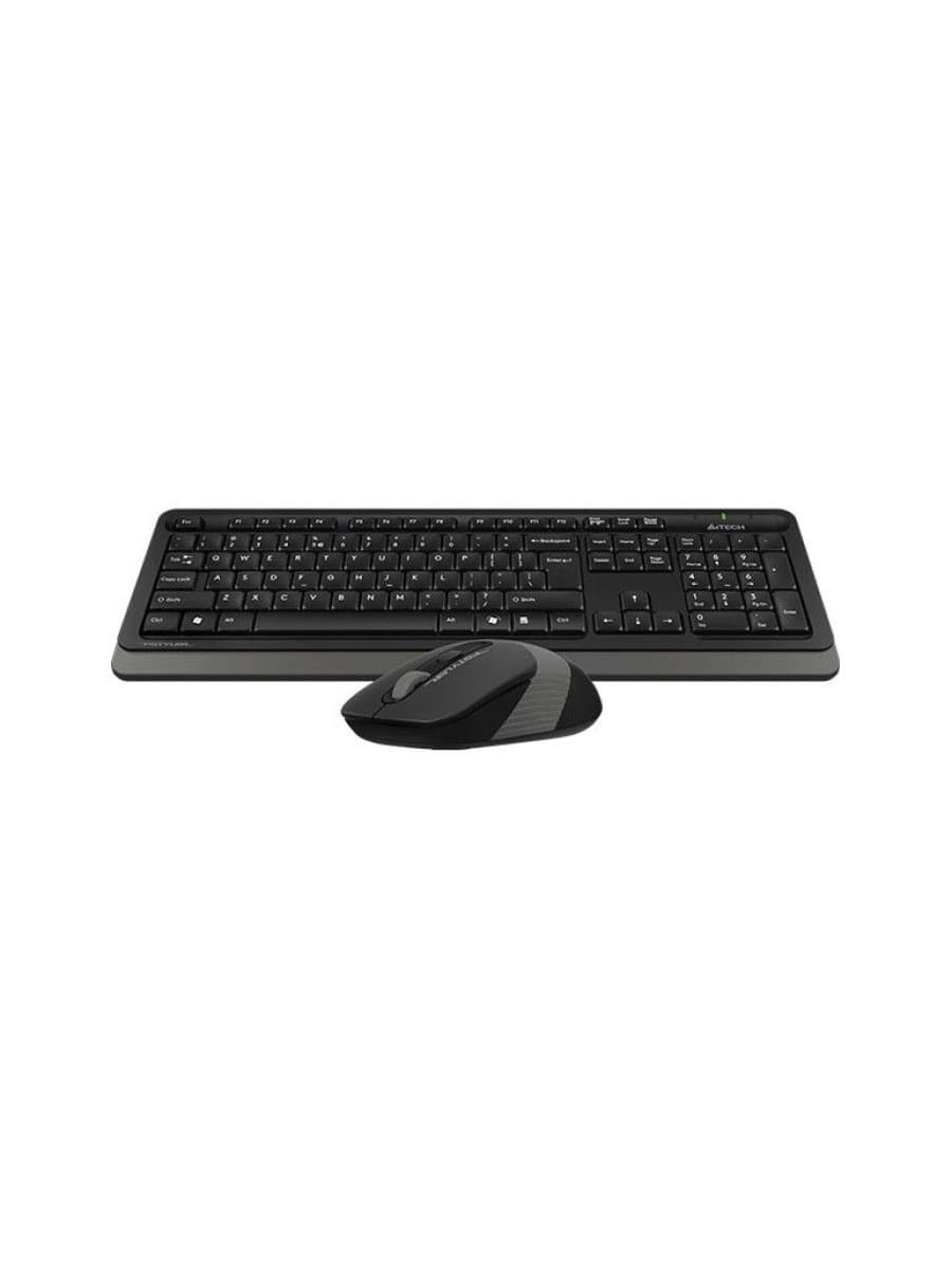 Комплект беспроводная клавиатура и мышь A4Tech Fstyler FG1010 (FG10+FGK10), мембранная, 104btns, 2000dpi, 4btns, USB, серый