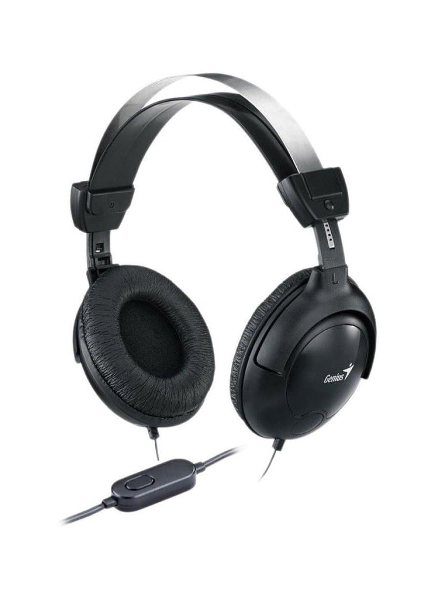 Наушники Genius HS-M505X с микрофоном, 20 Гц–20 кГц, 2,0 м, чёрные