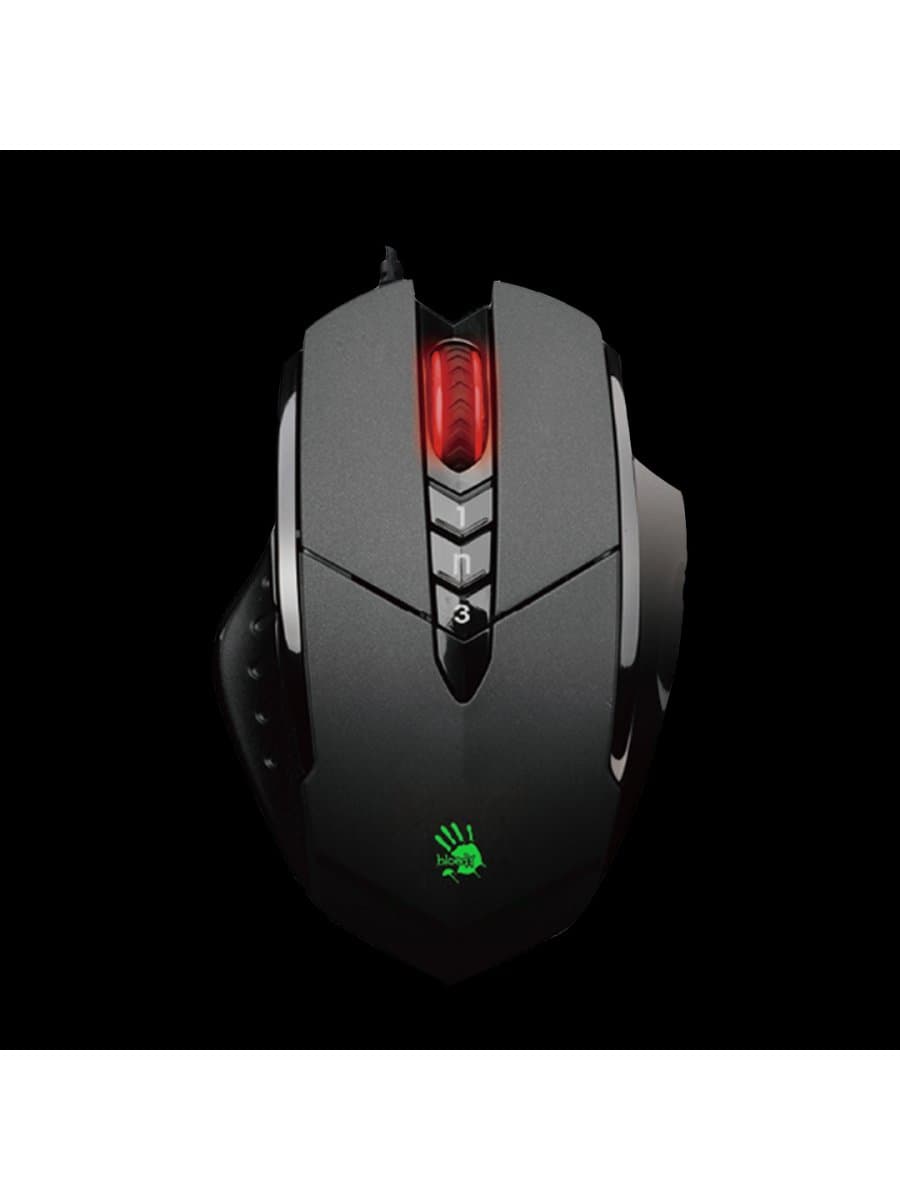 Мышь A4Tech Bloody V7M, Игровая, Оптическая 3200dpii, 8 кнопок, Проводная, USB, 1.8м, Чёрный
