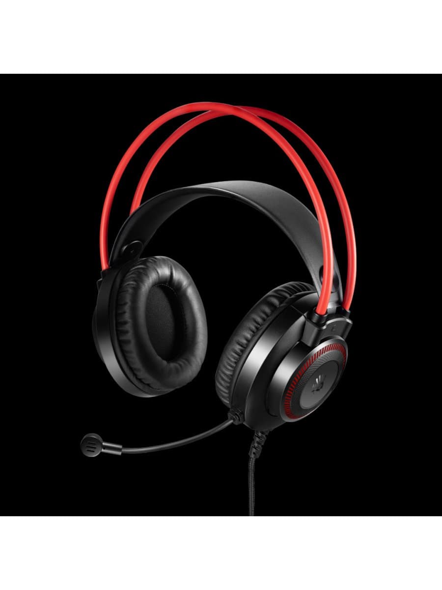 Наушники с микрофоном A4Tech Bloody G200S, Black/Red, 20-20000Ghz, 100dB, 44dB(mic), USB, 2m