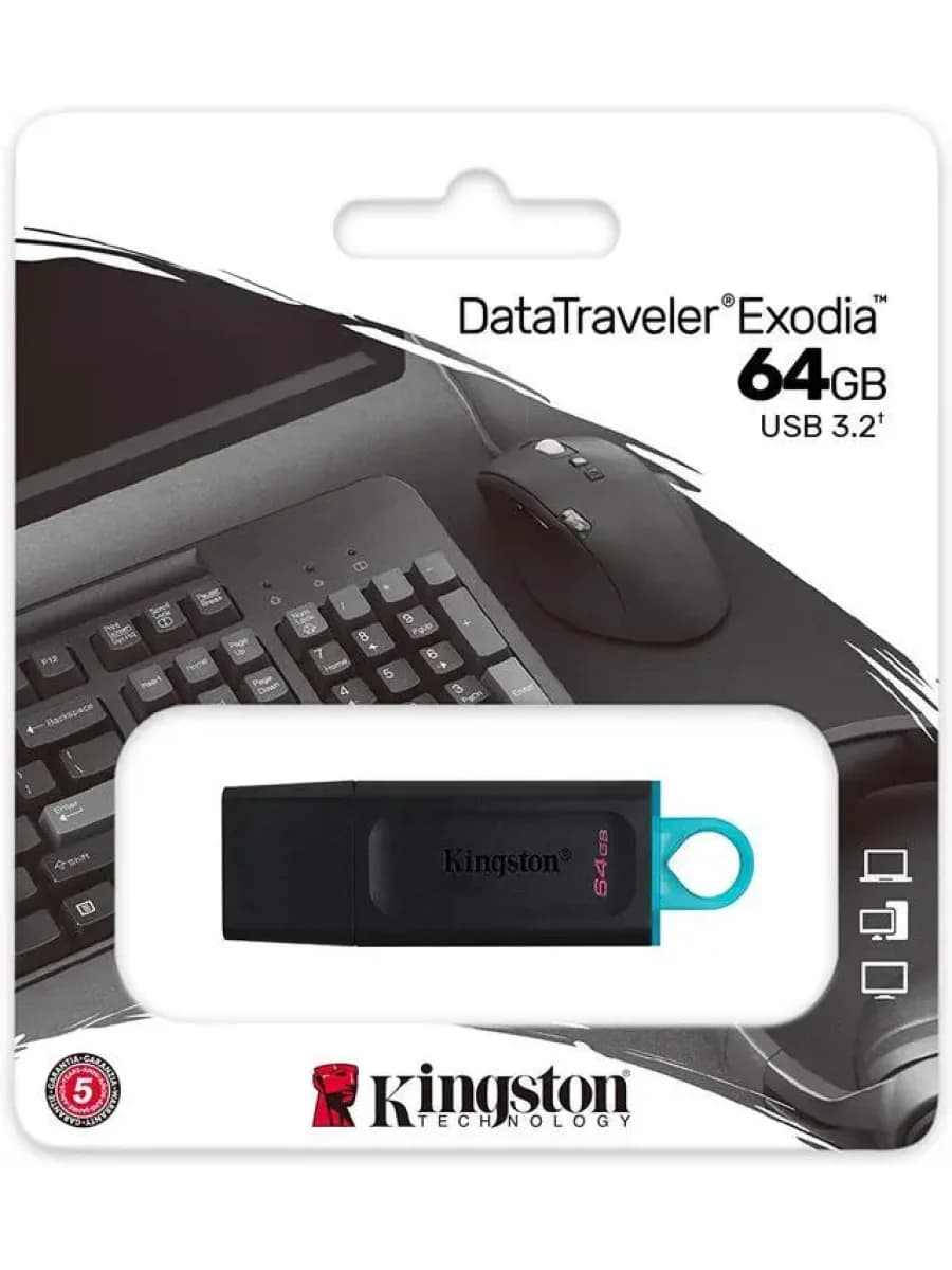 Флешка 64GB USB 3.0 Kingston DataTraveler Exodia [DTX/64GB]