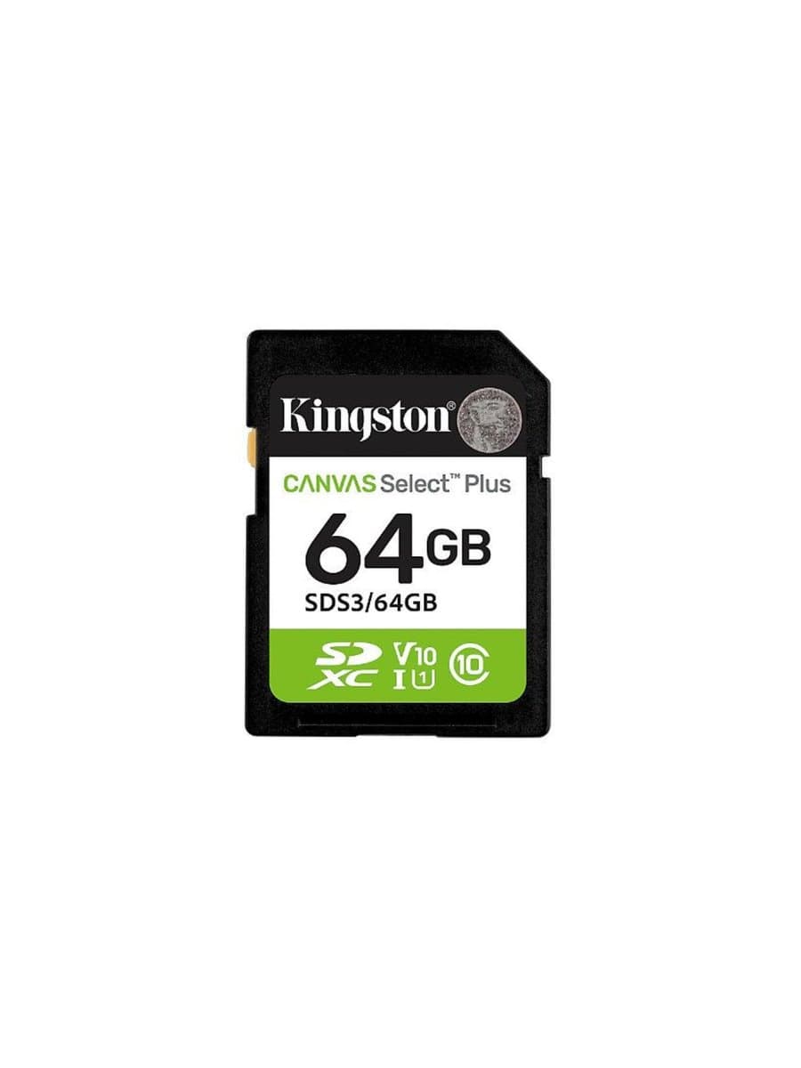 Карта памяти SD Kingston 64GB Canvas Select Plus [SDS3/64GB]