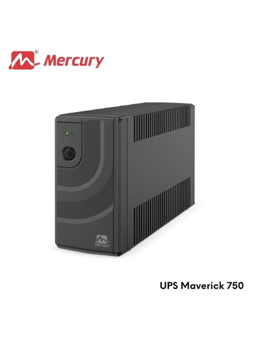 ИБП Mercury MAVERICK 750VA, 750VA/360W, Line Interactive, AVR, 2хIEC C13, батарея 12V/7Ah
