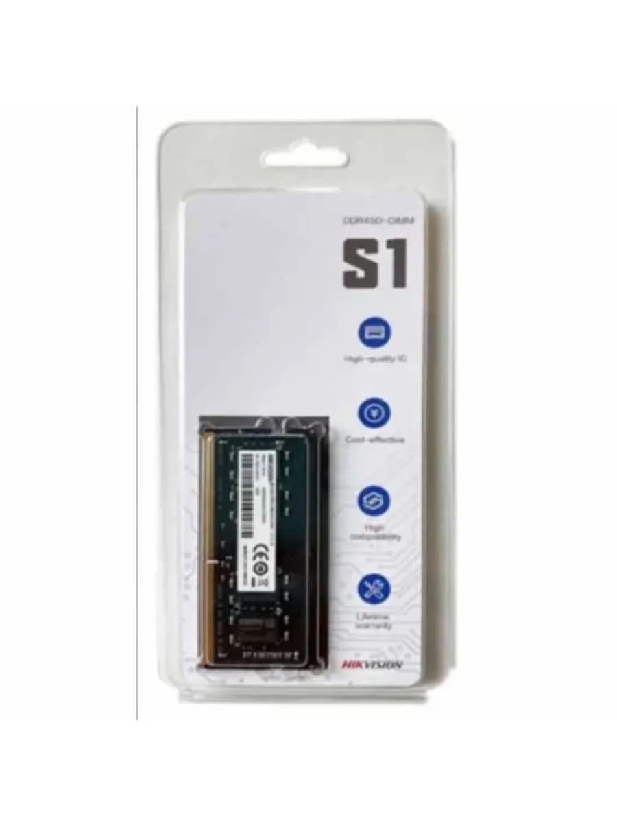 Оперативная память для ноутбука DDR4 SODIMM 4GB PC-21333 (2666MHz) HIKVISION CL19 [HKED4042BBA1D0ZA1]
