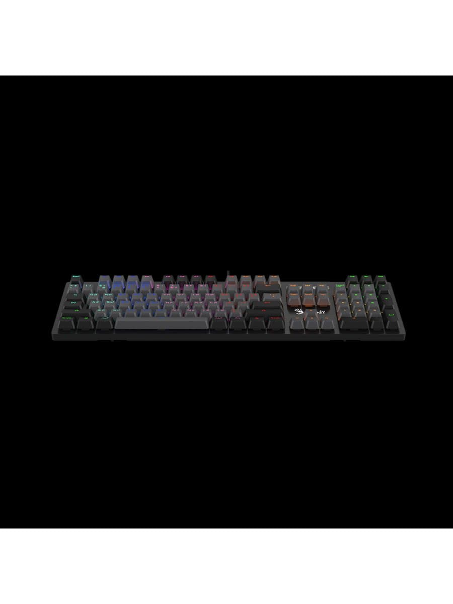 Клавиатура A4Tech Bloody B828N Light Strike Neon, USB 1.8m, 0.2ms, мех клавиатура с переключателями