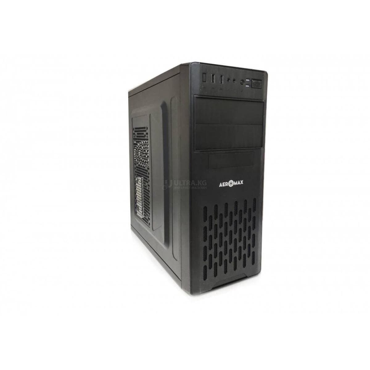 Корпус Aeromax WSC-3012 Black with USB, Audio Panel, ATX/Micro ATX, 0.4mm, USBx2.0, HD-Audio, 1x5.25"/2x3.5",VGA 310mm, CPU высота 155mm,400x170x385mm,Без Б/П