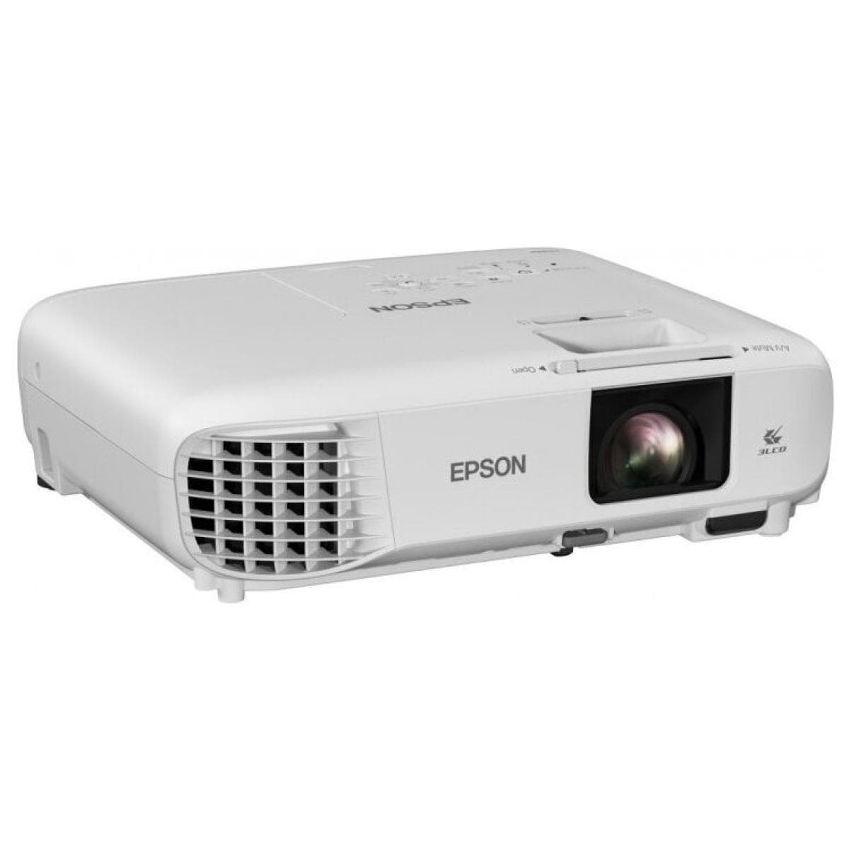 Проектор Epson EB-FH06 3LCD, FullHD 1920?1080, 3500 ANSI lm, 16000:1, 28dB, от 0.86m до 8.43m, USB, 2xHDMI, VGA, RCA, speaker 2Watt, 6000H, 2.7 kg