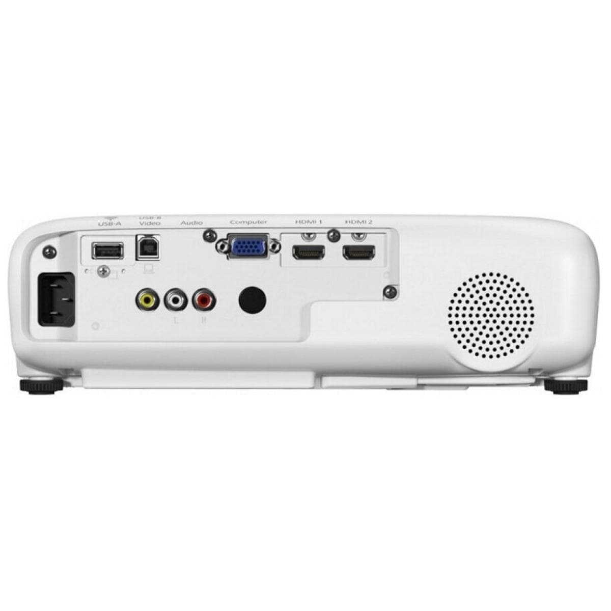 Проектор Epson EB-FH06 3LCD, FullHD 1920?1080, 3500 ANSI lm, 16000:1, 28dB, от 0.86m до 8.43m, USB, 2xHDMI, VGA, RCA, speaker 2Watt, 6000H, 2.7 kg